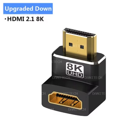 ADAPTADOR HDMI ANGULO RECTO 8K 120HZ HDR - imagen 5