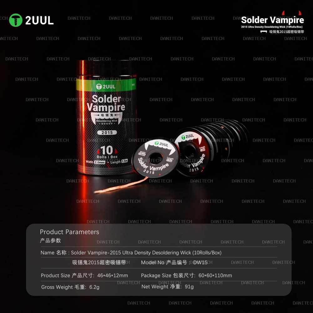 VAMPIRE 2UUL 2MM MALLA PARA DESOLDAR - imagen 5
