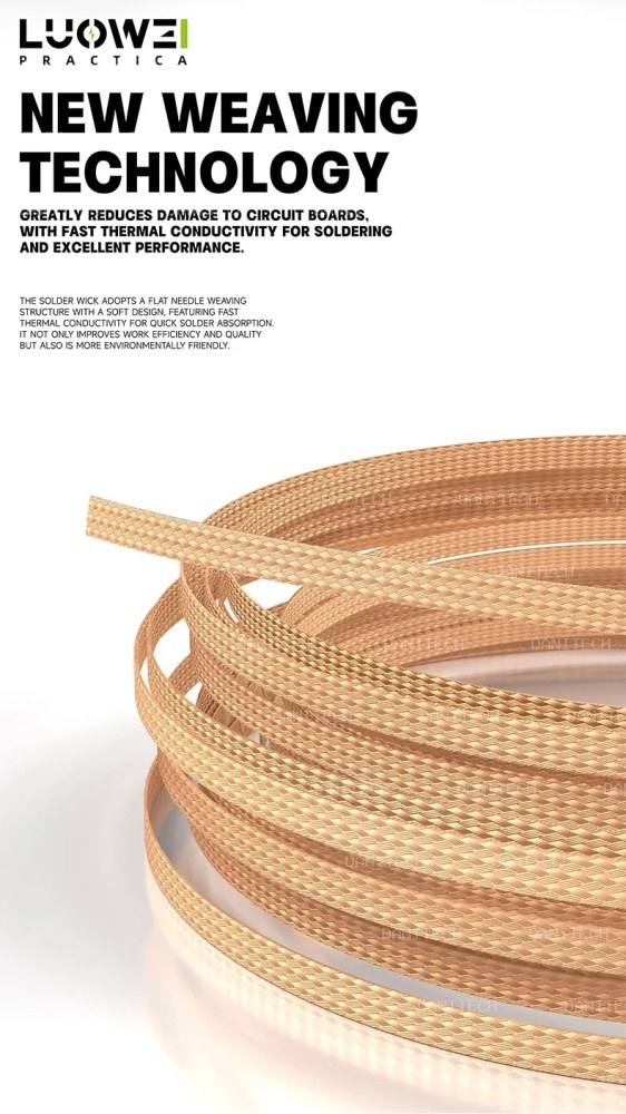 LUOWEI 2MM/3MM MALLA PARA DESOLDAR - imagen 3